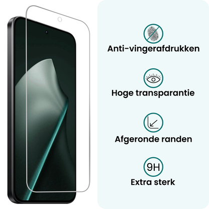 Forterra Xiaomi 15T Screenprotector Gehard Glas - Anti-kras