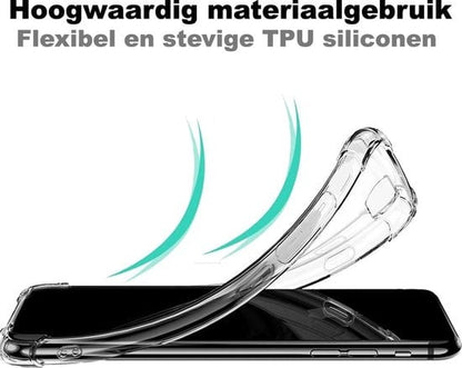 Forterra Samsung A50s Hoesje Shockproof Backcover Siliconen - Transparant