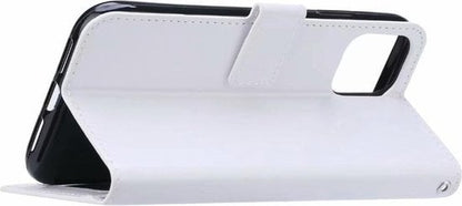 Forterra iPhone 11 Pro Max Hoesje Bookcase Cover met Kaarthouder - Wit