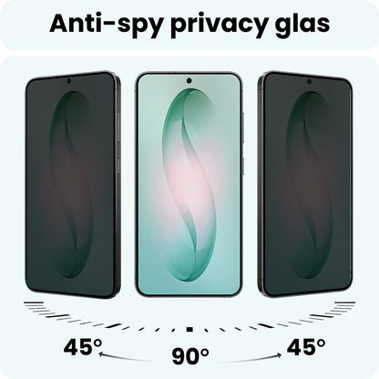 Forterra Samsung S26 Plus Screenprotector Gehard Glas - Privacy