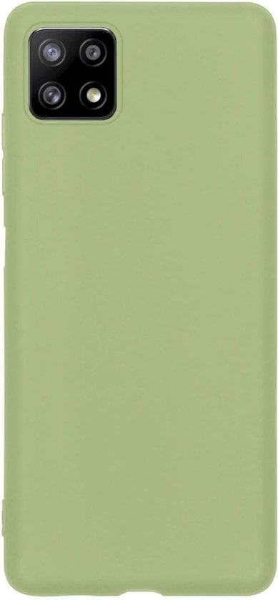 Forterra Samsung A22 5G Hoesje Siliconen Backcover Lichtgewicht - Groen