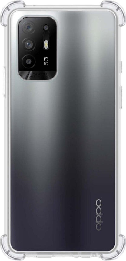 Forterra OPPO A94 Hoesje Shockproof Backcover Siliconen - Transparant