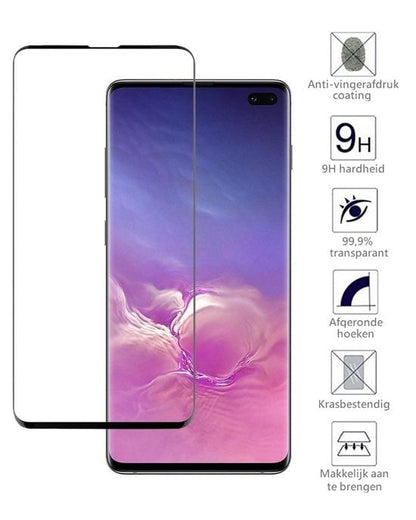 Forterra Samsung S10 Screenprotector Gehard Glas - Full Screen