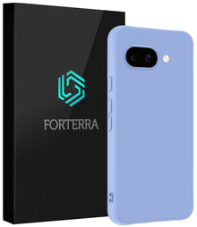 Forterra Google Pixel 9a Hoesje Siliconen Backcover Lichtgewicht - Lichtblauw